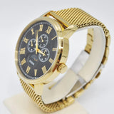 Guess Delancy Black Dial Gold Mesh Bracelet Watch for Men - W0871G2 Authentic Buy Shop Now