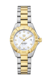 Tag Heuer Aquaracer Mother of Pearl Dial Two Tone Steel Strap Watch for Men - WBD1420.BB0321 Authentic Buy Shop Now