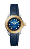 Tag Heuer Aquaracer Professional 200 Automatic Diamonds Blue Dial Blue Rubber Strap Watch for Women - WBP2450.FT6215 Authentic Buy Shop Now