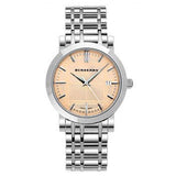 Burberry Heritage Collection Rose Gold Dial Silver Steel Strap Watch for Men - BU1352 Authentic Buy Shop Now