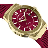 Salvatore Ferragamo F-80 Classic Red Dial Red Rubber Strap Watch for Men - SFHY02422 Authentic Buy Shop Now