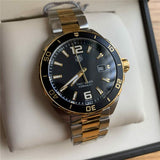 Tag Heuer Formula 1 Quartz Black Dial Two Tone Steel Strap Watch for Men - WAZ1121.BB0879 Authentic Buy Shop Now