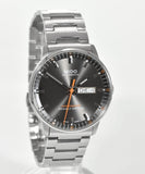 Mido Commander II Automatic Chronometer Grey Dial Silver Steel Strap Watch For Men - M021.431.11.061.01 Authentic Buy Shop Now