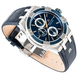 Maurice Lacroix Aikon Chronograph Blue Dial Blue Leather Strap Watch For Men - AI1018-SS001-432-4 Authentic Buy Shop Now