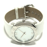 Marc Jacobs Amy White Dial White Leather Strap Watch for Women - MBM1136 Authentic Buy Shop Now