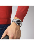 Tissot Classic Dream Black Dial Silver Steel Strap Watch For Men - T129.410.11.053.00 Authentic Buy Shop Now