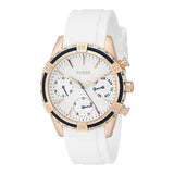 Guess Catalina White Dial White Silicon Strap Watch For Women - W0562L1 Authentic Buy Shop Now
