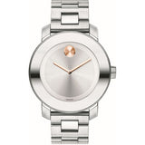 Movado Bold Silver Dial Silver Steel Strap Watch For Women - 3600084 Authentic Buy Shop Now