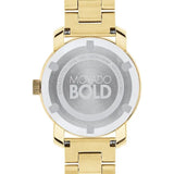Movado Bold Yellow Gold Dial Yellow Gold Steel Strap Watch For Women - 3600085 Authentic Buy Shop Now