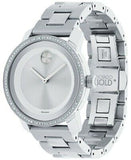 Movado Bold Diamonds Silver Dial Silver Steel Strap Watch for Women - 3600149 Authentic Buy Shop Now