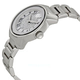 Movado Bold Crystal Pave Silver Dial Silver Steel Strap Watch for Women - 3600254 Authentic Buy Shop Now