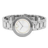 Movado Bold Silver Dial Silver Steel Strap Watch For Women - 3600381 Authentic Buy Shop Now