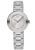 Movado Bold Silver Dial Silver Steel Strap Watch For Women - 3600381 Authentic Buy Shop Now