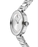 Movado Bold Silver Dial Silver Steel Strap Watch For Women - 3600381 Authentic Buy Shop Now