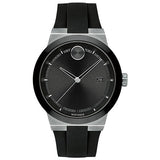 Movado Bold Fusion Black Dial Black Silicone Strap Watch for Men - 3600624 Authentic Buy Shop Now