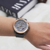 Michael Kors Brecken Chronograph Grey Dial Silver Mesh Strap Watch For Men - MK8868 Authentic Buy Shop Now