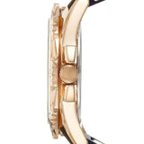 Guess Interpid White & Rose Gold Dial Blue Silicone Strap Watch For Women - W0325L8 Authentic Buy Shop Now