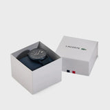 Lacoste 12.12 Move Blue Dial Blue Silicon Strap Watch for Men - 2011241 Authentic Buy Shop Now