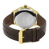 Movado Heritage Calendoplan Beige Dial Brown Leather Strap Watch for Men - 3650003 Authentic Buy Shop Now