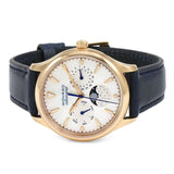Movado Heritage Celestograf White Mother of Pearl Dial Blue Leather Strap Watch For Women - 3650011 Authentic Buy Shop Now