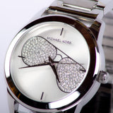 Michael Kors Harman Analog Silver Dial Silver Steel Strap Watch For Women - MK3672 Authentic Buy Shop Now