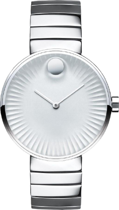 Movado Edge Silver Dial Silver Steel Strap Watch for Women - 3680012 Authentic Buy Shop Now