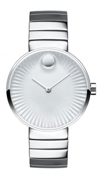 Movado Edge Silver Dial Silver Steel Strap Watch for Women - 3680012 Authentic Buy Shop Now
