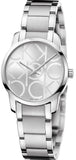 Calvin Klein City Silver Dial Silver Steel Strap Watch for Women - K2G23142 Authentic Buy Shop Now