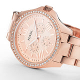 Fossil Cecile Rose Gold Dial Rose Gold Steel Strap Watch for Women - AM4483 Authentic Buy Shop Now