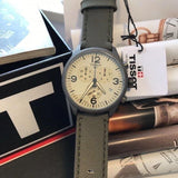 Tissot T Sport Chrono XL Beige Dial Green Nylon Strap Watch for Men - T116.617.37.267.00 Authentic Buy Shop Now
