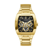 Guess Phoenix Multi Function Black Dial Gold Steel Strap Watch for Men - GW0456G1 Authentic Buy Shop Now