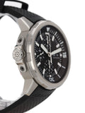IWC Aquatimer Chronograph Black Dial Black Leather Strap Watch for Men - IW376803 Authentic Buy Shop Now
