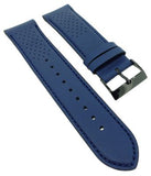Hugo Boss Grand Prix Chronograph Black Dial Blue Leather Strap Watch for Men - 1513563 Authentic Buy Shop Now