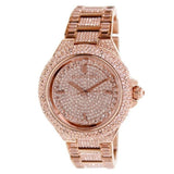 Michael Kors Camille Crystal Rose Gold Dial Rose Gold Steel Strap Watch for Women - MK5862 Authentic Buy Shop Now