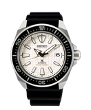 Seiko Shogun Prospex Titanium Divers Automatic White Dial Black Rubber Strap Watch For Men - SPB191J1 Authentic Buy Shop Now