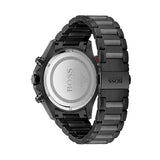 Hugo Boss Globetrotter Black Dial Black Steel Strap Watch for Men - 1513825 Authentic Buy Shop Now