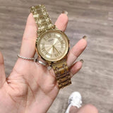 Guess Montauk Gold Dial Gold Steel Strap Watch for Women - W0933L2 Authentic Buy Shop Now