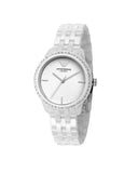 Emporio Armani Ceramic White Dial White Ceramic Bracelet Watch For Women - AR1477 Authentic Buy Shop Now