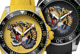 Gucci Dive Tiger Black Dial Black Rubber Strap Watch For Men - YA136318 Authentic Buy Shop Now