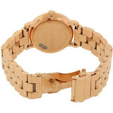 Marc Jacobs Baker Dexter White Dial Rose Gold Steel Strap Watch for Women - MBM3443 Authentic Buy Shop Now