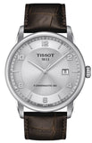 Tissot Luxury Powermatic 80 Silver Dial Brown Leather Strap Watch For Men - T086.407.16.037.00 Authentic Buy Shop Now