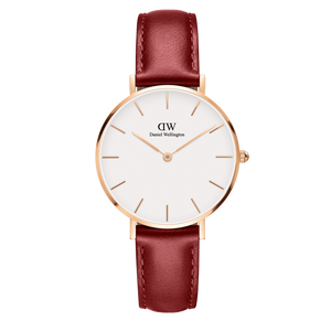 Daniel Wellington Classic Suffolk White Dial Brown Leather Strap Watch For Men - DW00100122 Authentic Buy Shop Now