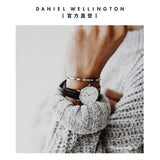 Daniel Wellington Classic Petite Sheffield White Dial Black Leather Strap Watch For Women - DW00100186 Authentic Buy Shop Now