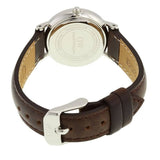 Daniel Wellington Classy Bristol White Dial Brown Leather Strap Watch For Women - DW00100070 Authentic Buy Shop Now