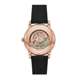 Emporio Armani Meccanico Black Dial Black Leather Watch For Men - AR60004 Authentic Buy Shop Now