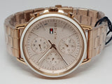 Tommy Hilfiger Carly Rose Gold Dial Rose Gold Steel Strap Watch for Women - 1781788 Authentic Buy Shop Now