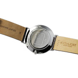 Coach Charles Black Dial Brown Leather Strap Watch for Women - 14602156 Authentic Buy Shop Now