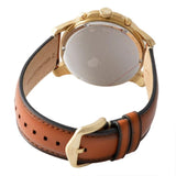 Fossil Grant Sport Chronograph Blue Dial Brown Leather Strap Watch for Men - FS5268 Authentic Buy Shop Now