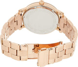 Michael Kors Noire Black Dial Rose Gold Steel Strap Watch for Women - MK3585 Authentic Buy Shop Now