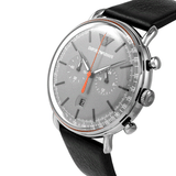 Emporio Armani Aviator Grey Dial Grey Leather Strap Watch For Men - AR11168 Authentic Buy Shop Now